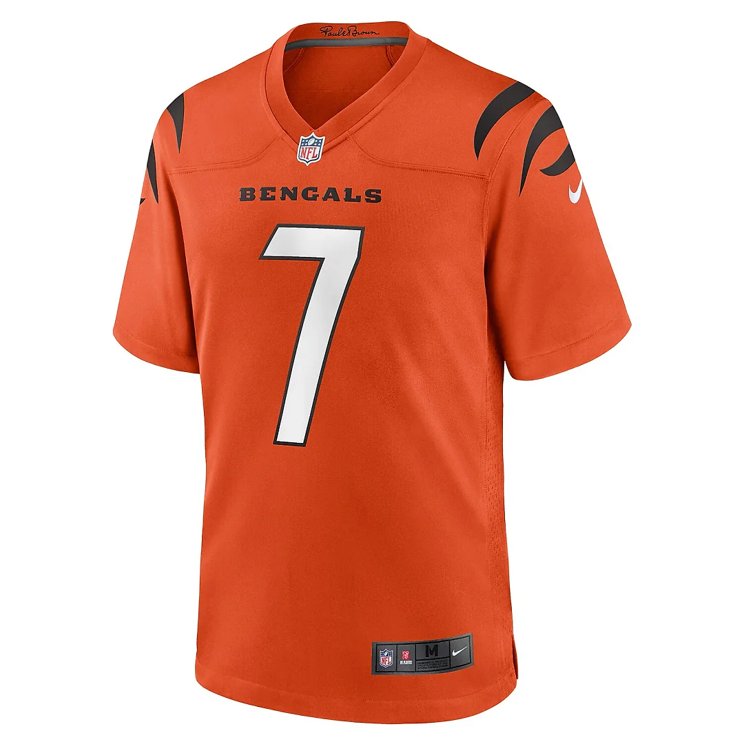 Zennovawear Boomer Esiason Cincinnati Bengals Retired Player Alternate Game Jersey - Orange