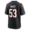 Zennovawear Boye Mafe Cincinnati Bengals Team Game Jersey - Black