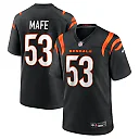 Zennovawear Boye Mafe Cincinnati Bengals Team Game Jersey - Black