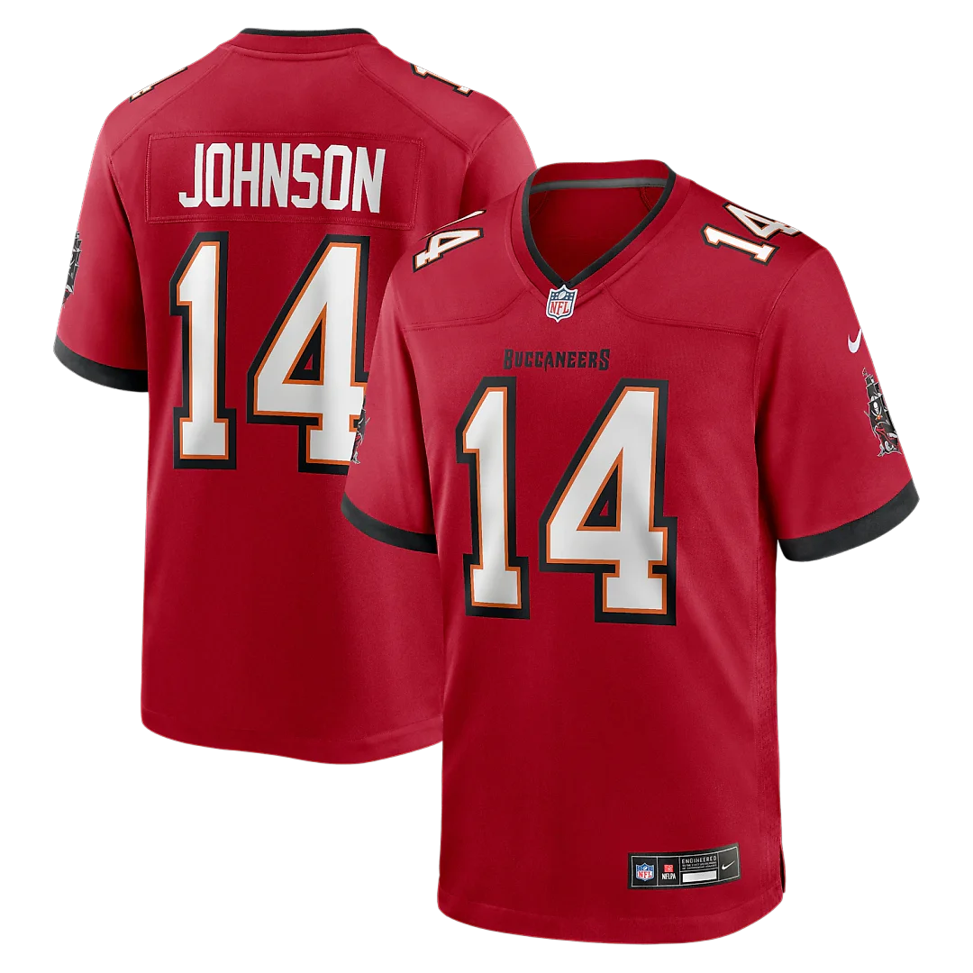 Zennovawear Brad Johnson Tampa Bay Buccaneers Game Retired Player Jersey - Red