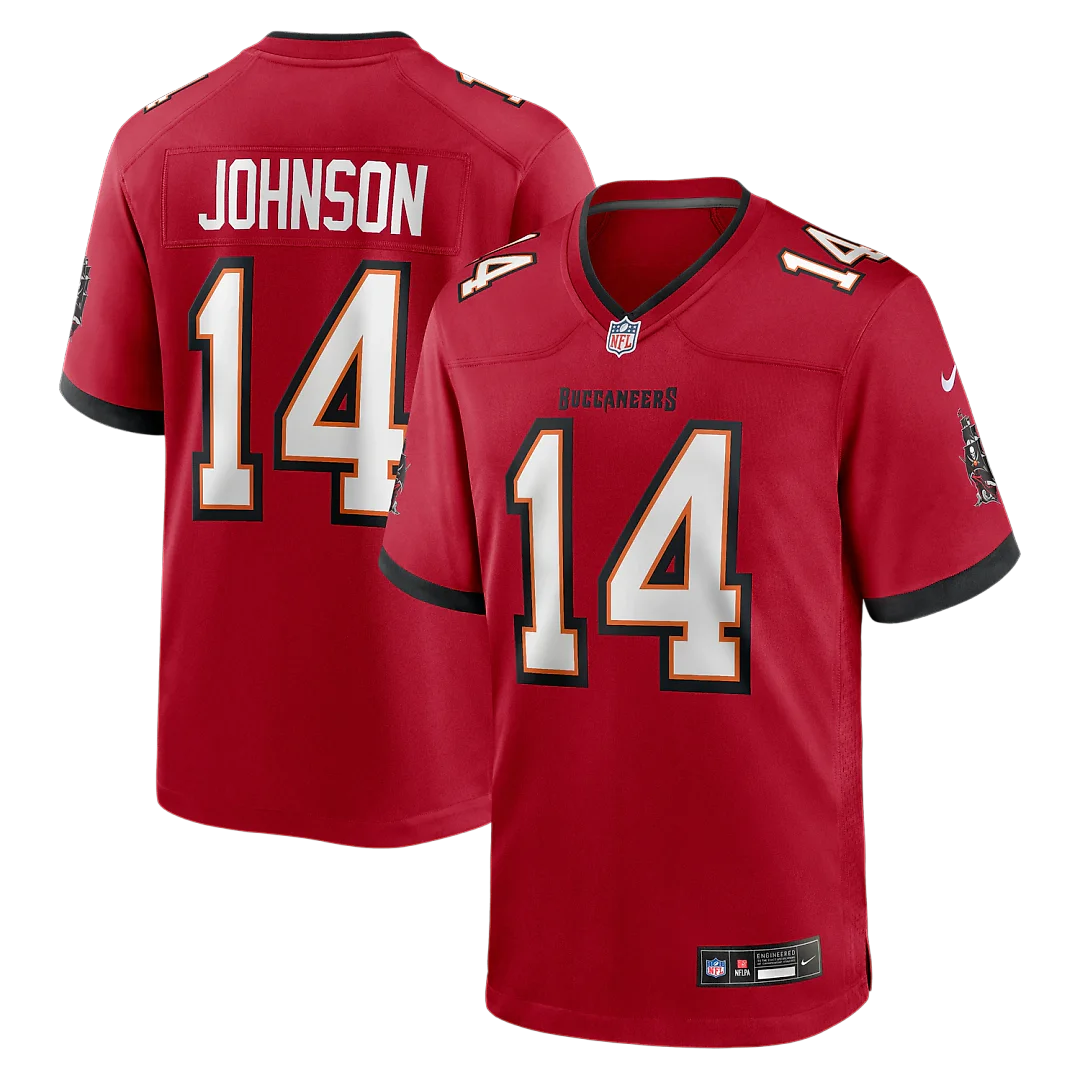 Zennovawear Brad Johnson Tampa Bay Buccaneers Game Retired Player Jersey - Red