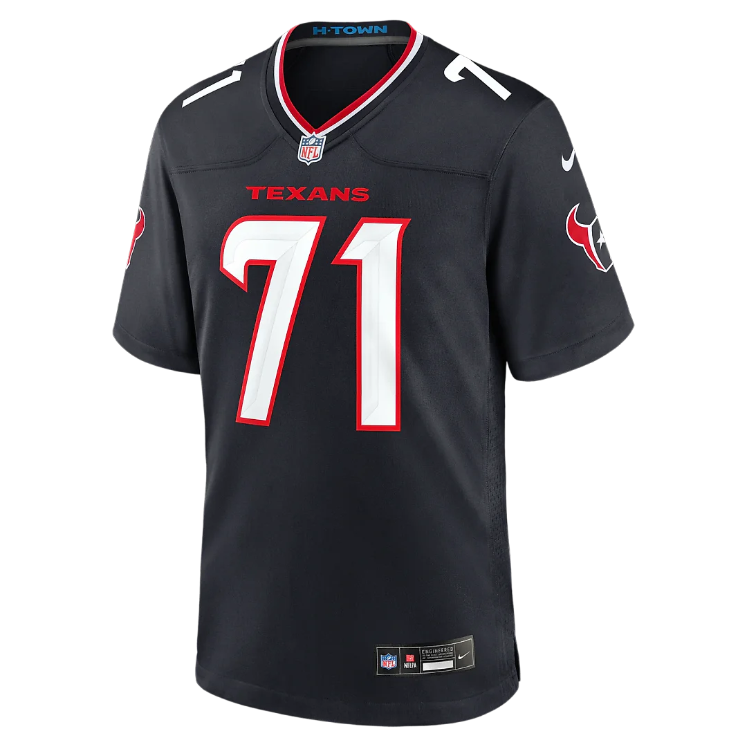 Zennovawear Braden Smith Houston Texans Team Game Jersey - Navy