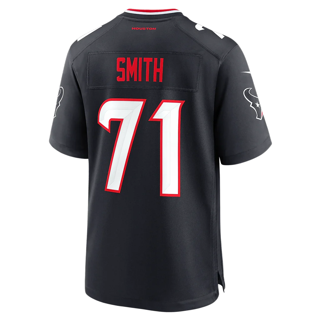 Zennovawear Braden Smith Houston Texans Team Game Jersey - Navy