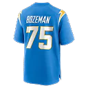 Zennovawear Bradley Bozeman Los Angeles Chargers Game Jersey - Powder Blue