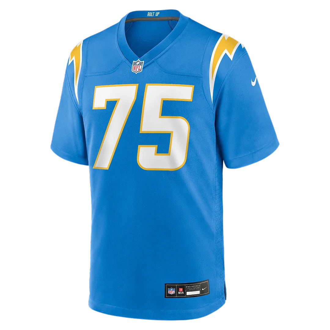 Zennovawear Bradley Bozeman Los Angeles Chargers Game Jersey - Powder Blue