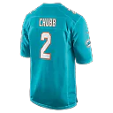 Zennovawear Bradley Chubb Miami Dolphins Game Player Jersey - Aqua