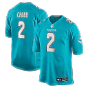 Zennovawear Bradley Chubb Miami Dolphins Game Player Jersey - Aqua