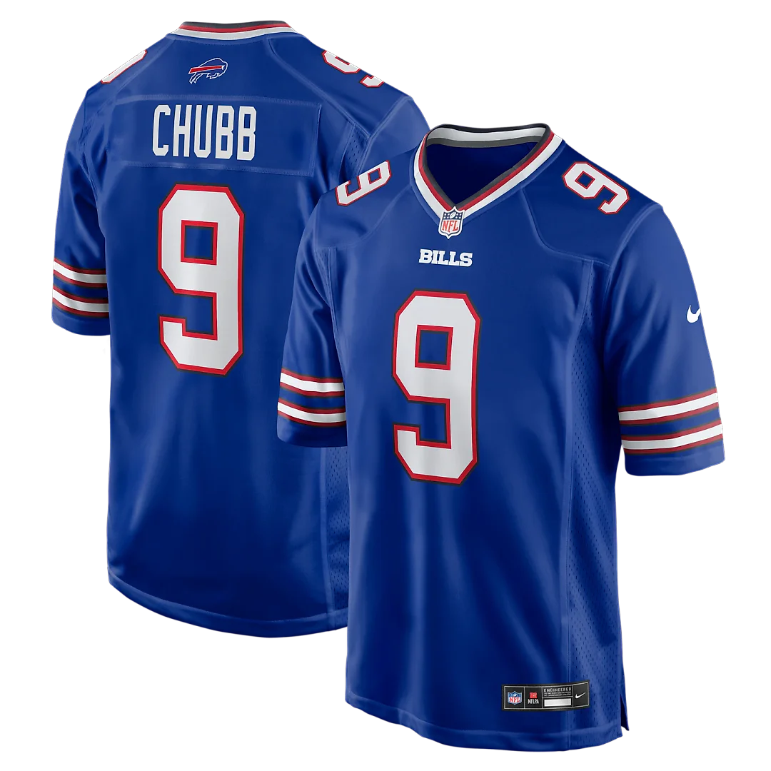 Zennovawear Bradley Chubb Buffalo Bills Team Game Jersey - Royal