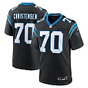 Zennovawear Brady Christensen Carolina Panthers Team Game Jersey - Black
