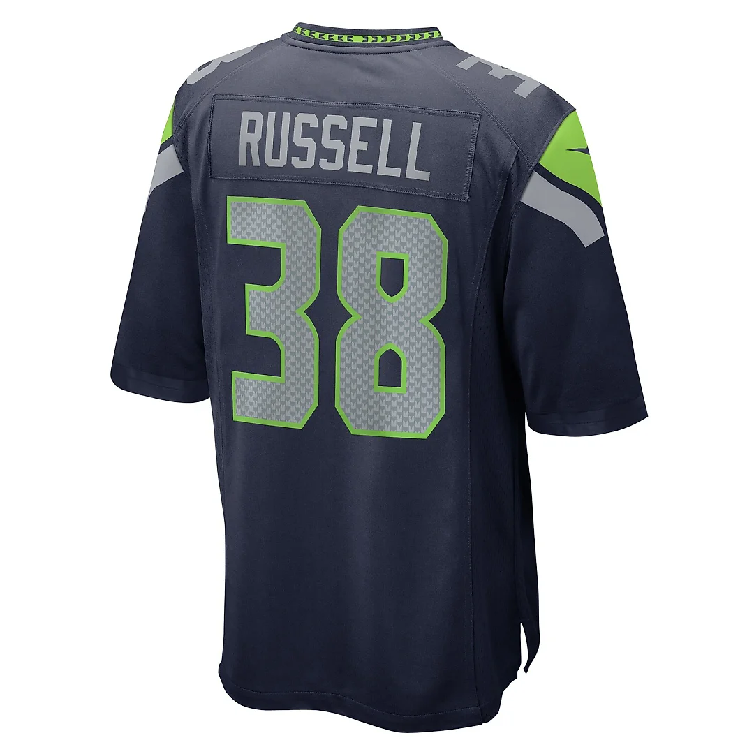 Zennovawear Brady Russell Seattle Seahawks Game Jersey - College Navy