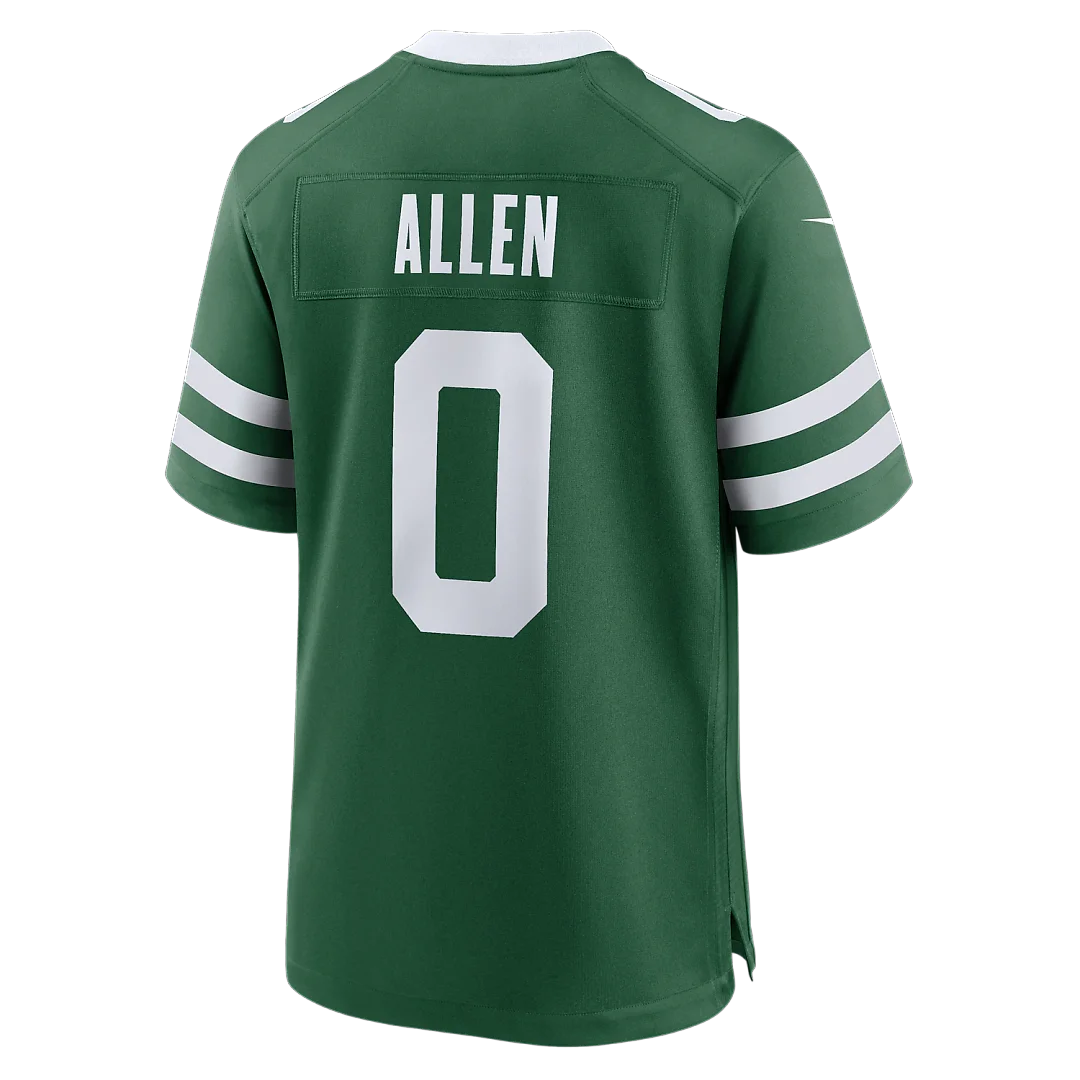 Zennovawear Braelon Allen New York Jets Game Jersey - Legacy Green