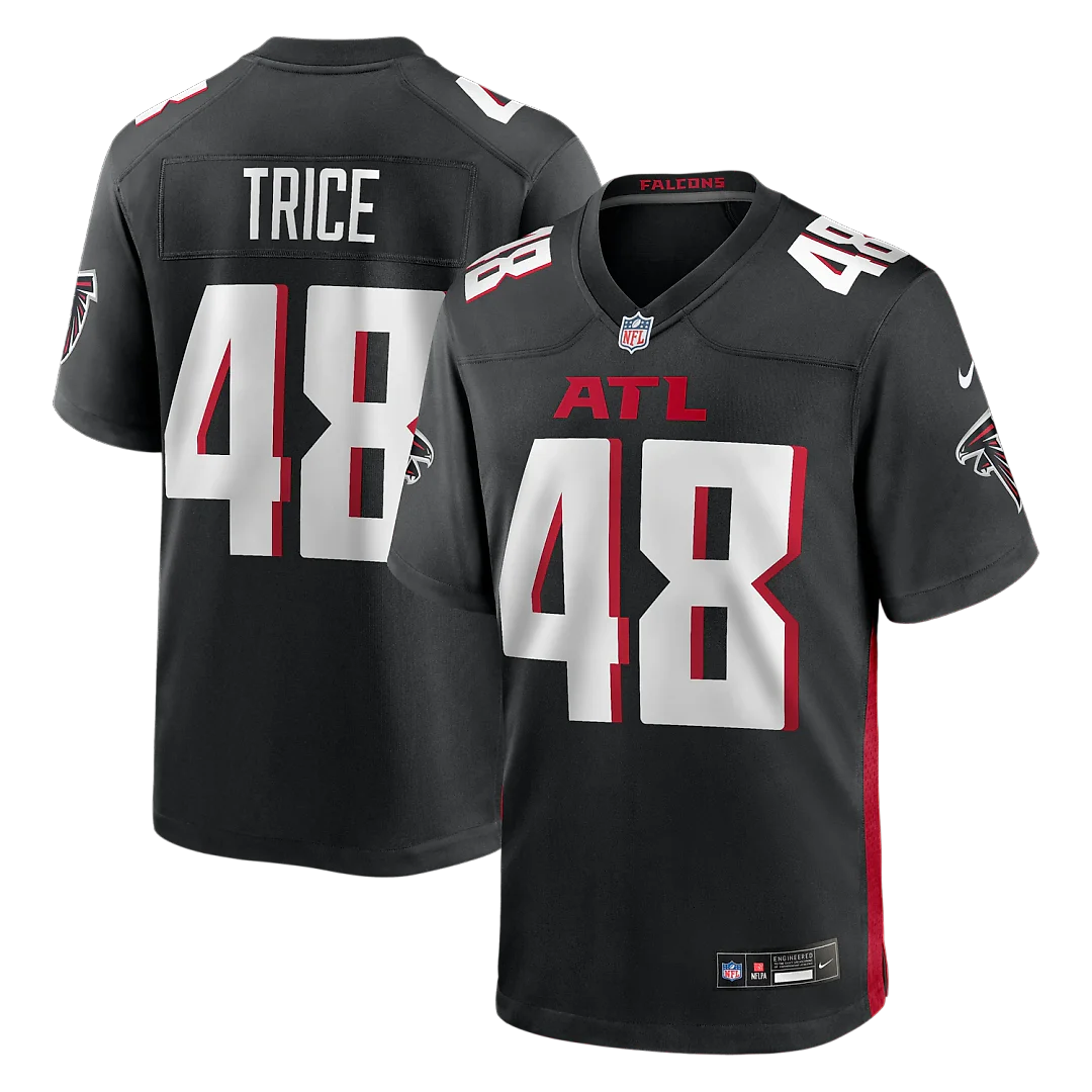Zennovawear Bralen Trice Atlanta Falcons Team Game Jersey - Black