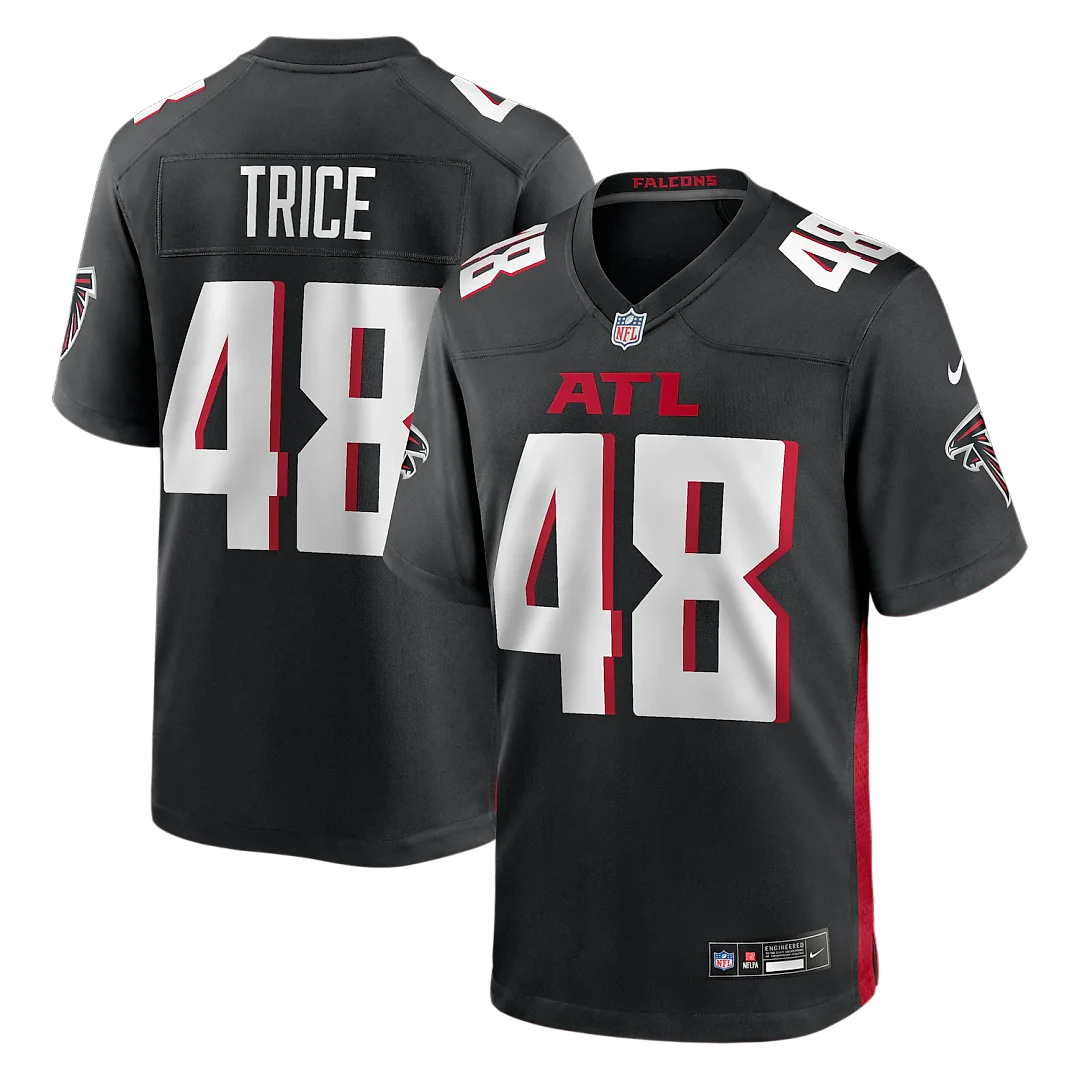 Zennovawear Bralen Trice Atlanta Falcons Team Game Jersey - Black