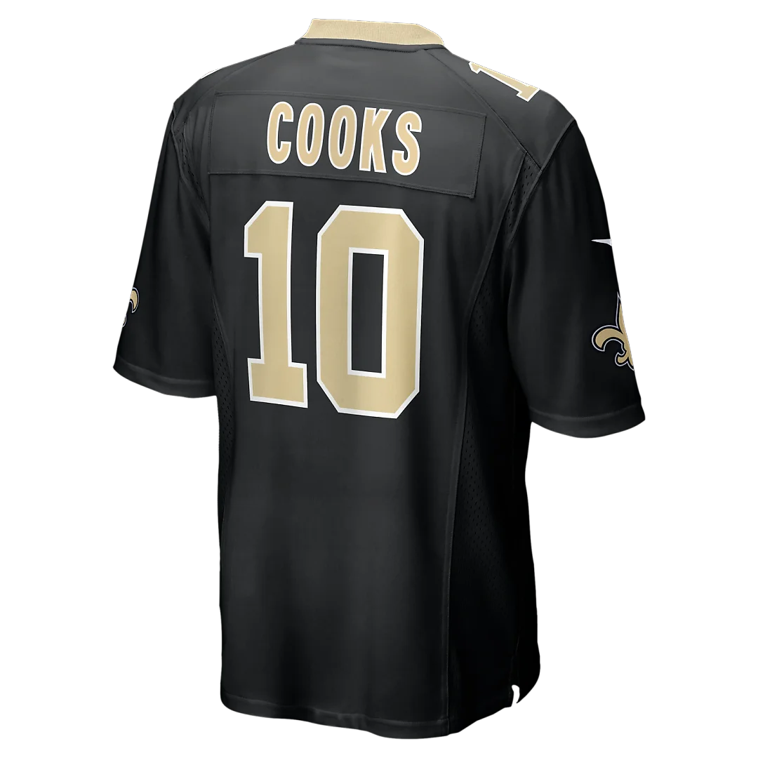 Zennovawear Brandin Cooks New Orleans Saints Team Game Jersey - Black