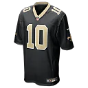 Zennovawear Brandin Cooks New Orleans Saints Team Game Jersey - Black