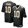 Zennovawear Brandin Cooks New Orleans Saints Team Game Jersey - Black