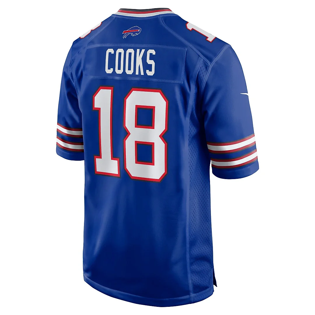 Zennovawear Brandin Cooks Buffalo Bills Team Game Jersey - Royal