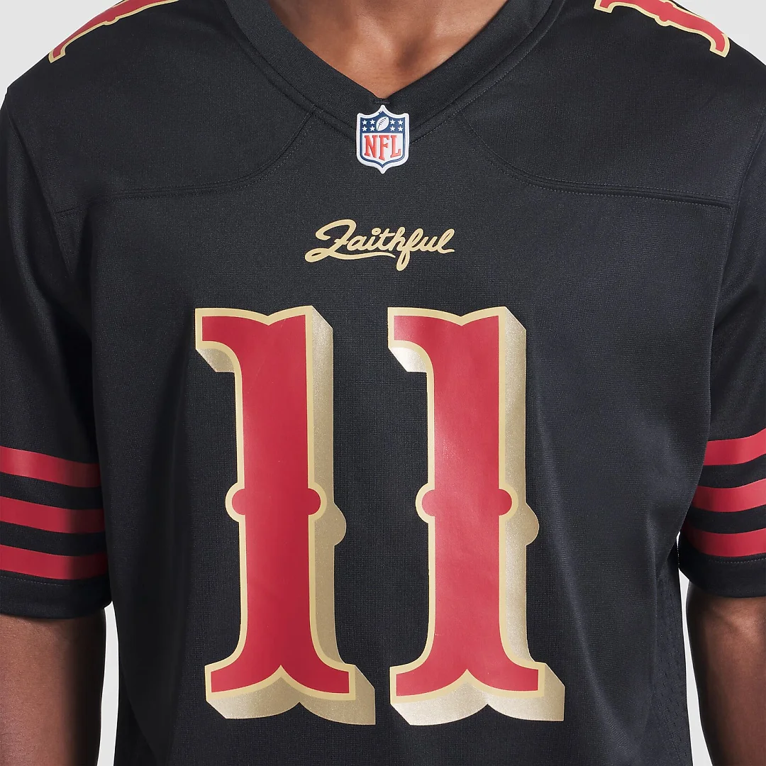 Zennovawear Brandon Aiyuk San Francisco 49ers 2025 Rivalries Collection Game Jersey - Black