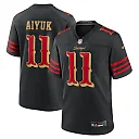 Zennovawear Brandon Aiyuk San Francisco 49ers 2025 Rivalries Collection Game Jersey - Black