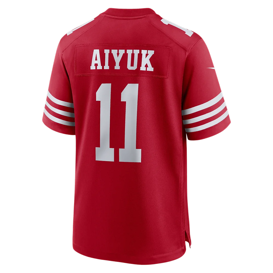 Zennovawear Brandon Aiyuk San Francisco 49ers Team Player Game Jersey - Scarlet