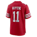 Zennovawear Brandon Aiyuk San Francisco 49ers Team Player Game Jersey - Scarlet