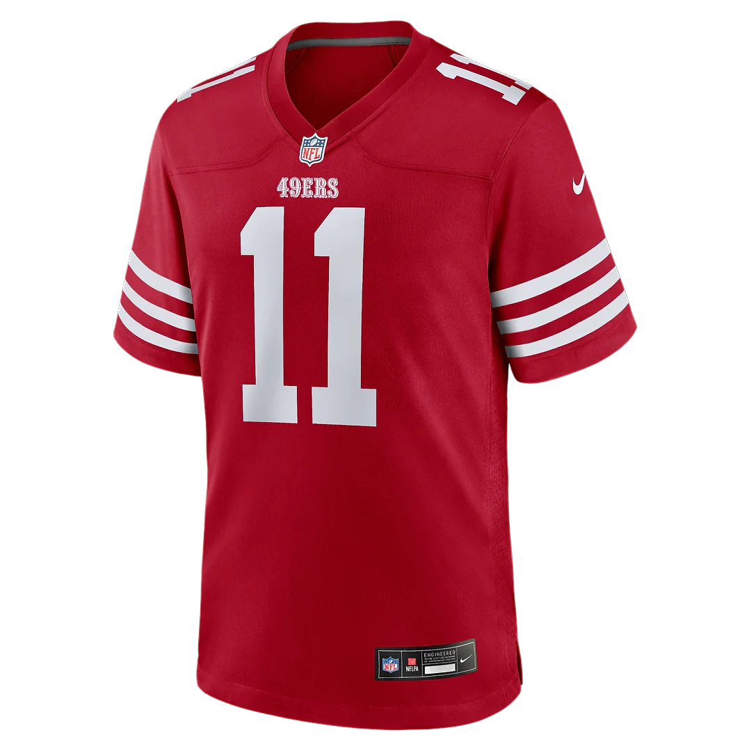 Zennovawear Brandon Aiyuk San Francisco 49ers Team Player Game Jersey - Scarlet