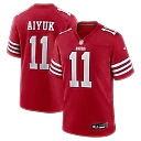 Zennovawear Brandon Aiyuk San Francisco 49ers Team Player Game Jersey - Scarlet