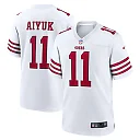 Zennovawear Brandon Aiyuk San Francisco 49ers Game Jersey - White