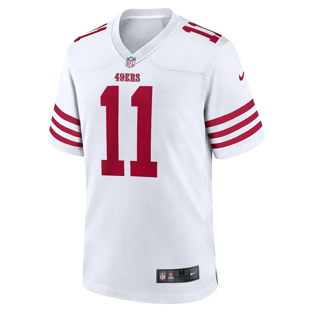 Zennovawear Brandon Aiyuk San Francisco 49ers Game Jersey - White