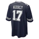 Zennovawear Brandon Aubrey Dallas Cowboys Team Game Jersey - Navy