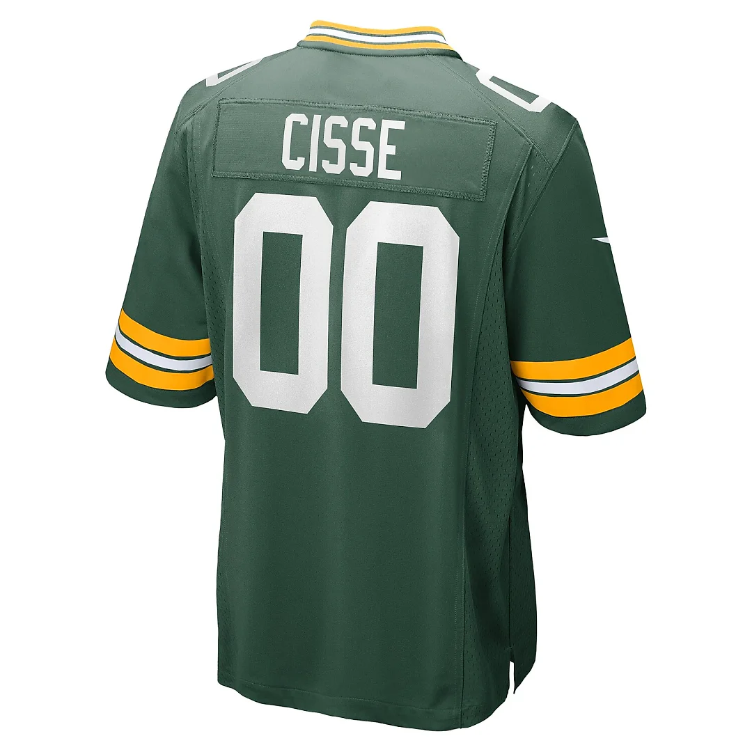 Zennovawear Brandon Cisse Green Bay Packers Game Jersey - Green