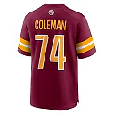 Zennovawear Brandon Coleman Washington Commanders Game Jersey - Burgundy