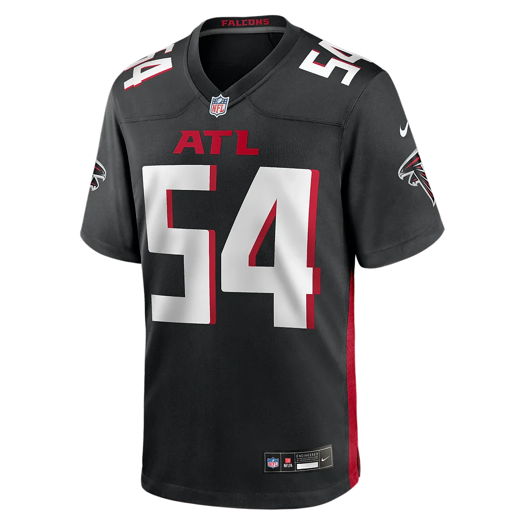 Zennovawear Brandon Dorlus Atlanta Falcons Team Game Jersey - Black