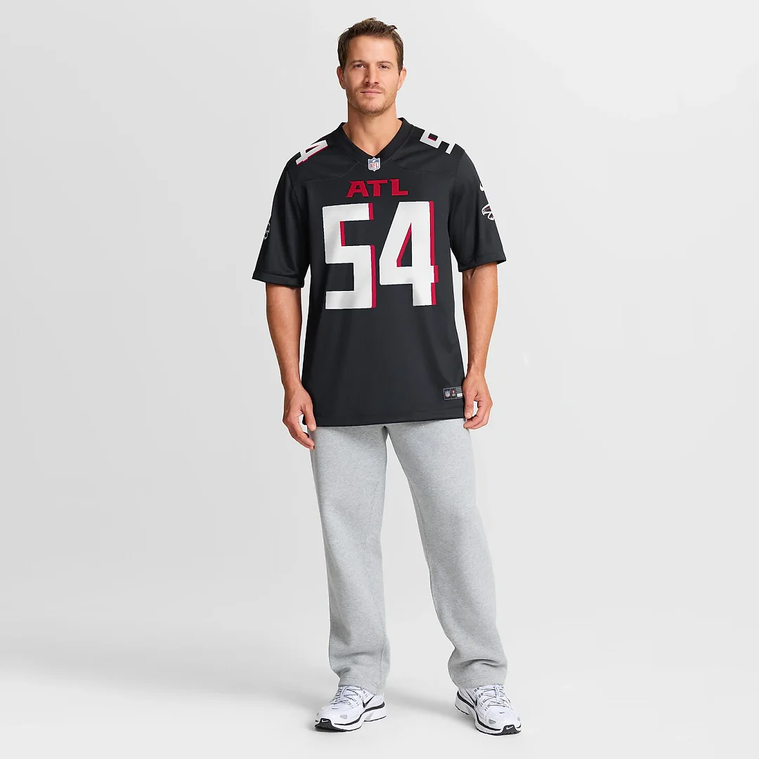 Zennovawear Brandon Dorlus Atlanta Falcons Team Game Jersey - Black