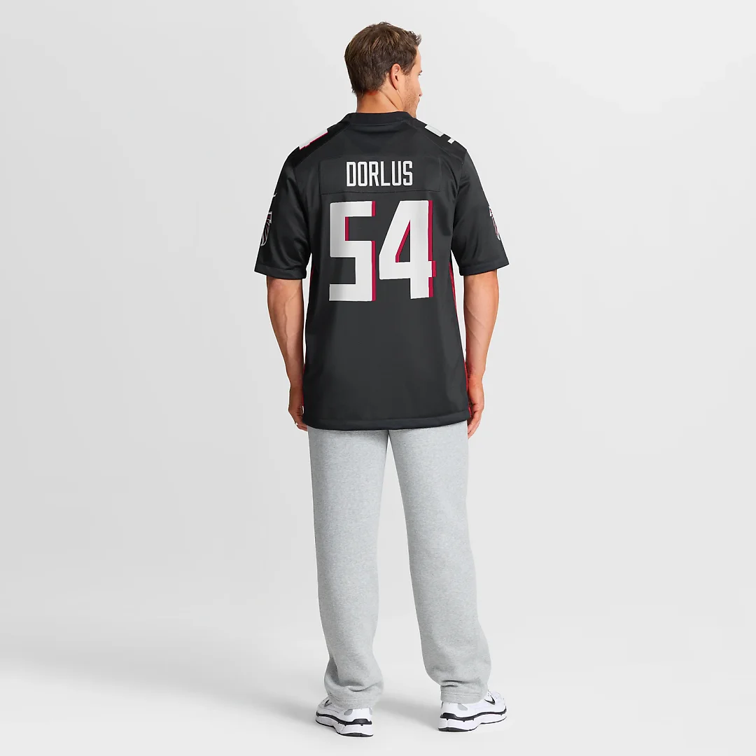 Zennovawear Brandon Dorlus Atlanta Falcons Team Game Jersey - Black
