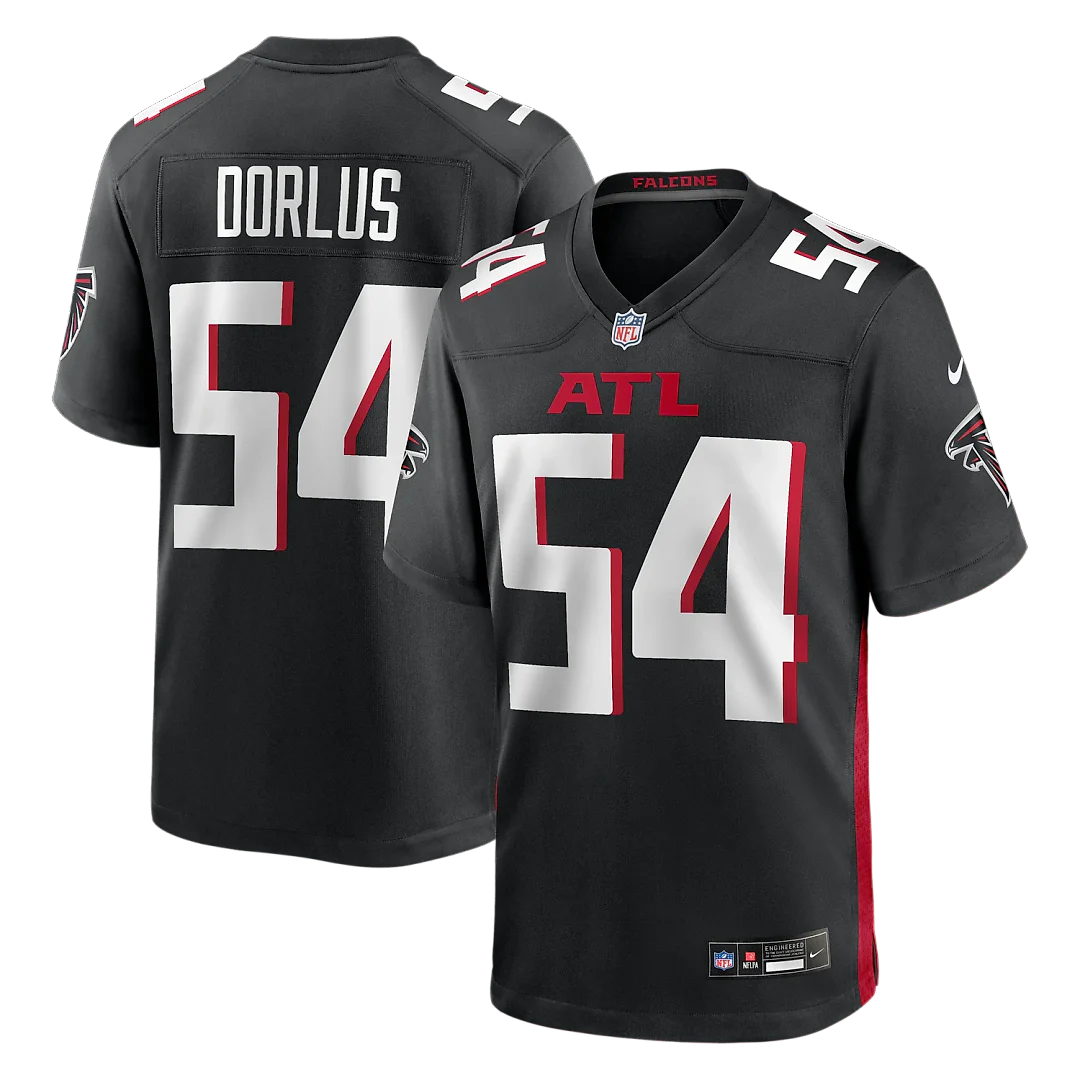 Zennovawear Brandon Dorlus Atlanta Falcons Team Game Jersey - Black