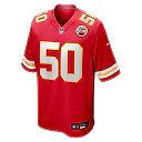 Zennovawear Brandon George Kansas City Chiefs Team Game Jersey - Red