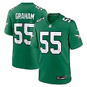 Zennovawear Brandon Graham Philadelphia Eagles Alternate Game Jersey - Kelly Green