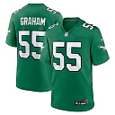 Zennovawear Brandon Graham Philadelphia Eagles Alternate Game Jersey - Kelly Green