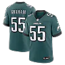 Zennovawear Brandon Graham Philadelphia Eagles Team Game Jersey - Midnight Green