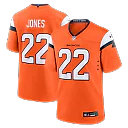 Zennovawear Brandon Jones Denver Broncos Team Game Jersey - Orange