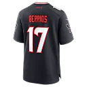 Zennovawear Braxton Berrios Houston Texans Team Game Jersey - Navy