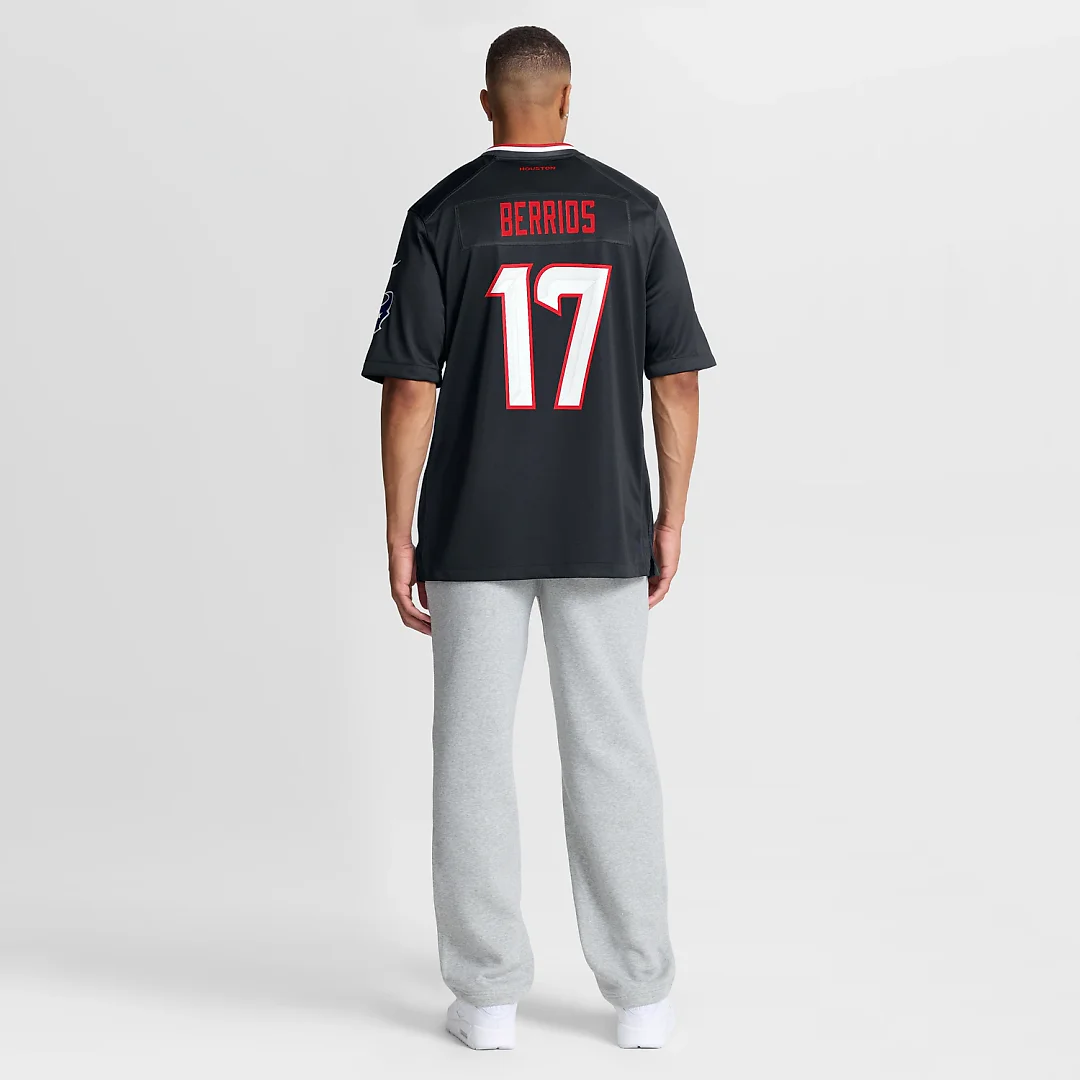 Zennovawear Braxton Berrios Houston Texans Team Game Jersey - Navy