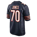 Zennovawear Braxton Jones Chicago Bears Game Player Jersey - Navy