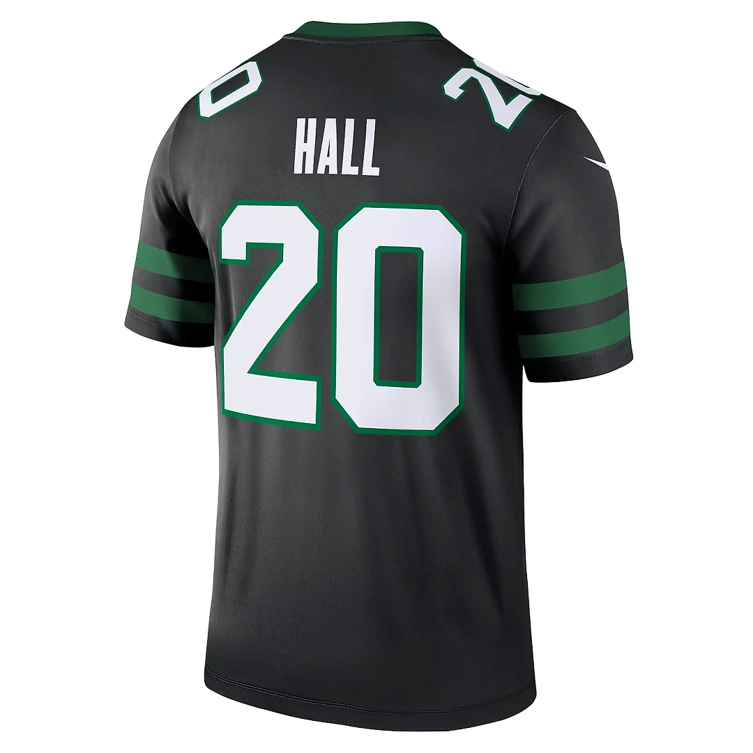 Zennovawear Breece Hall New York Jets Legend Player Performance Top - Black