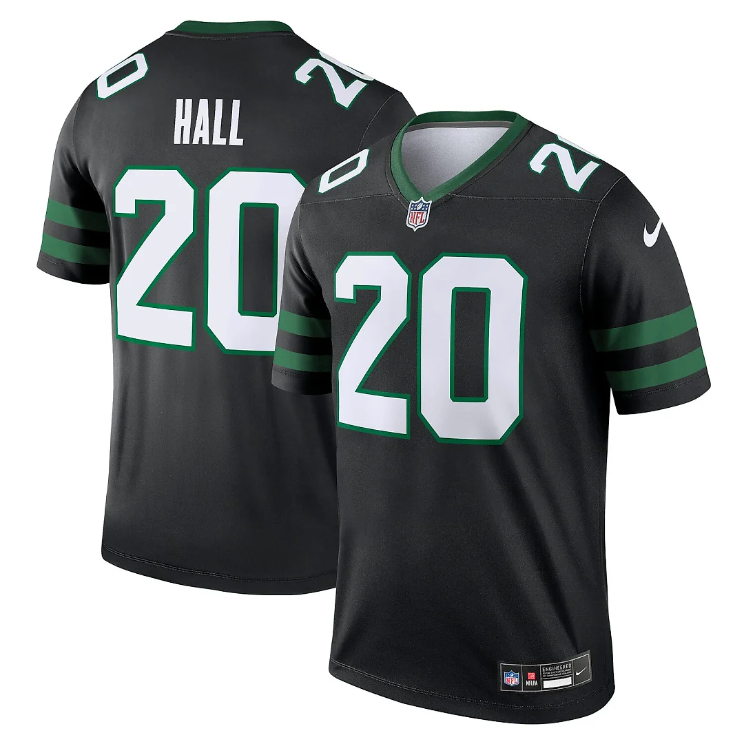 Zennovawear Breece Hall New York Jets Legend Player Performance Top - Black