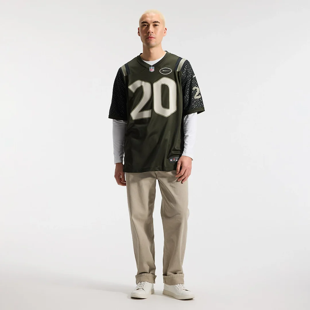 Zennovawear Breece Hall New York Jets 2025 Rivalries Collection Game Jersey - Gotham Green