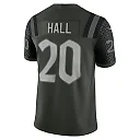 Zennovawear Breece Hall New York Jets 2025 Rivalries Collection Stitched Limited Jersey - Gotham Green