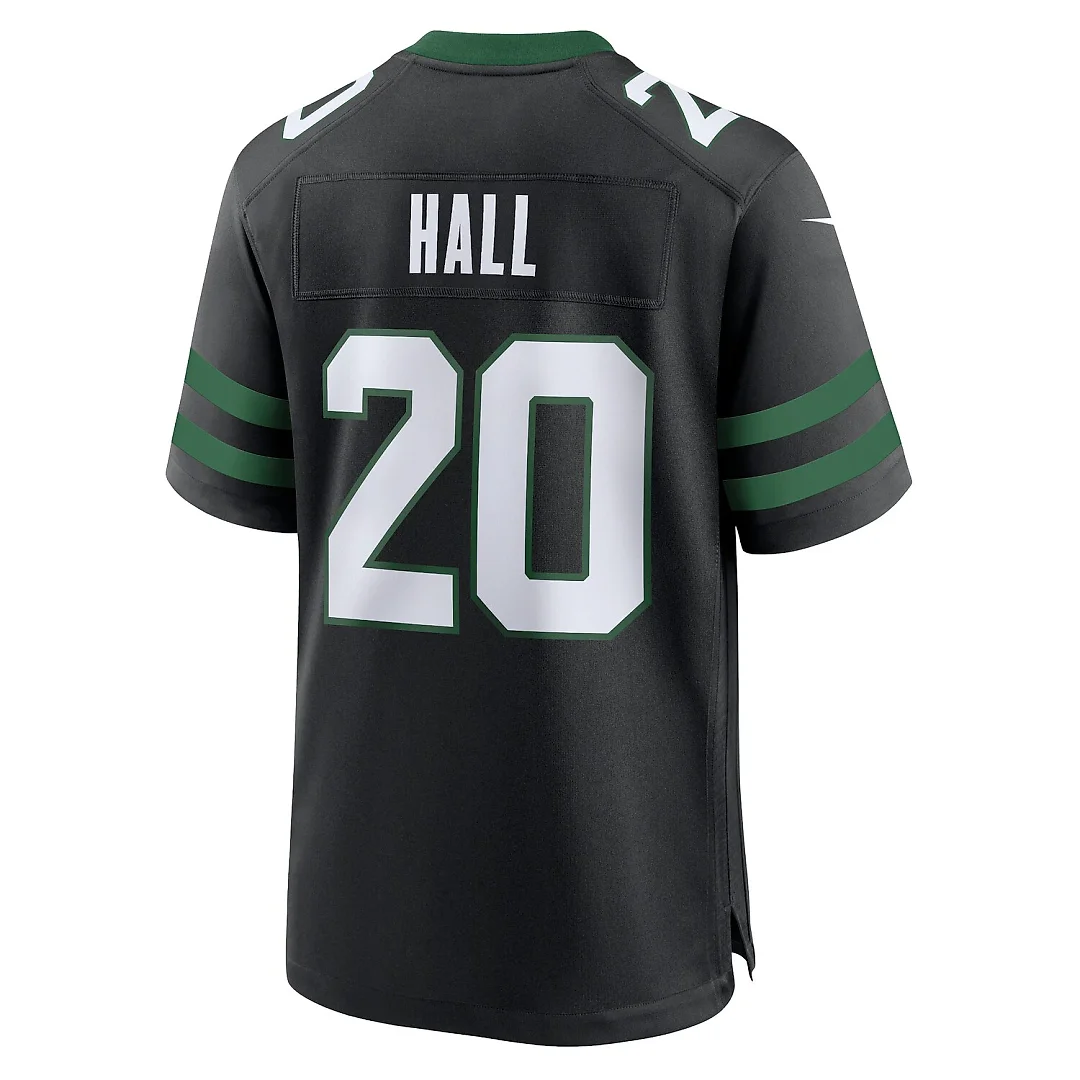 Zennovawear Breece Hall New York Jets Alternate Game Jersey - Legacy Black