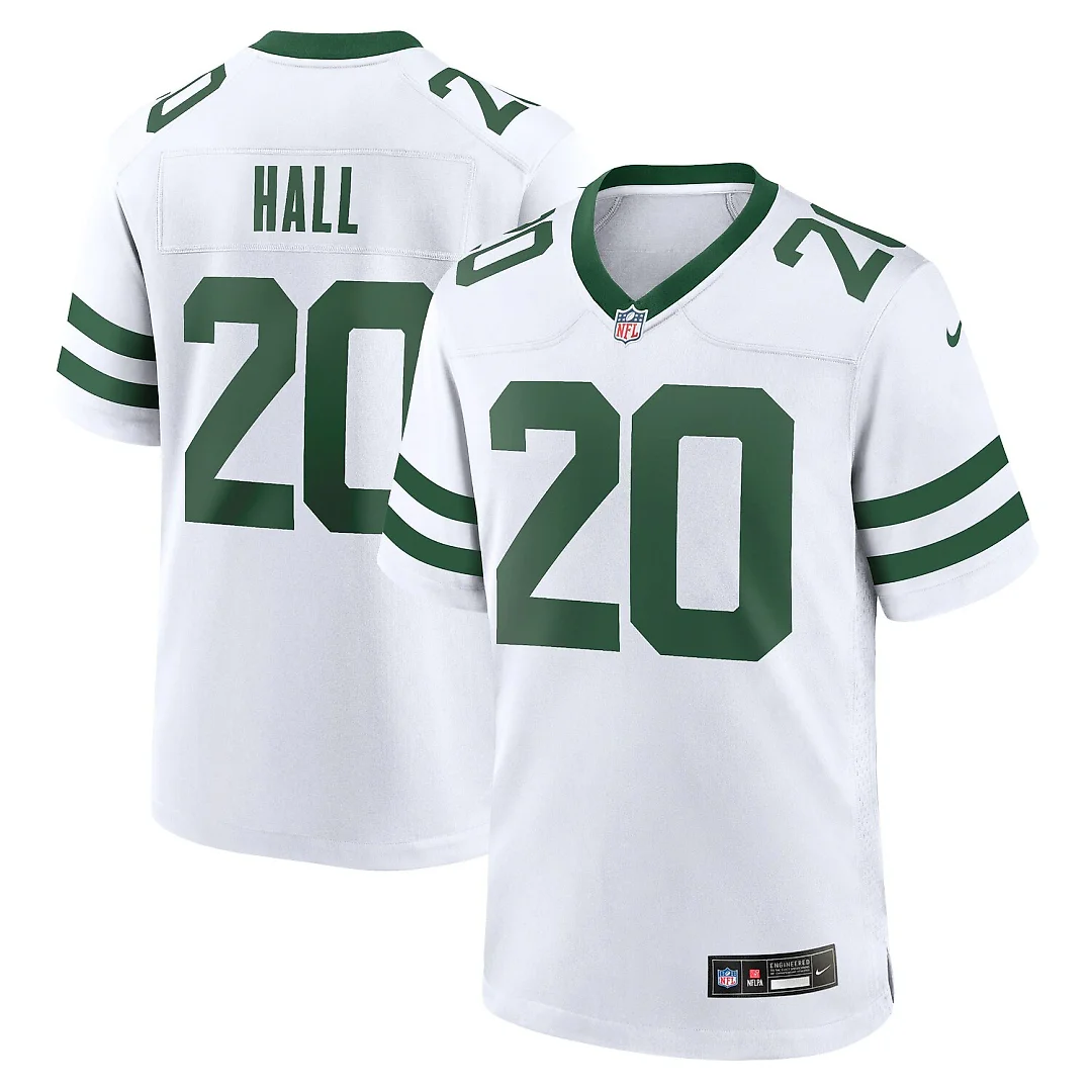 Zennovawear Breece Hall New York Jets Game Jersey - Legacy White